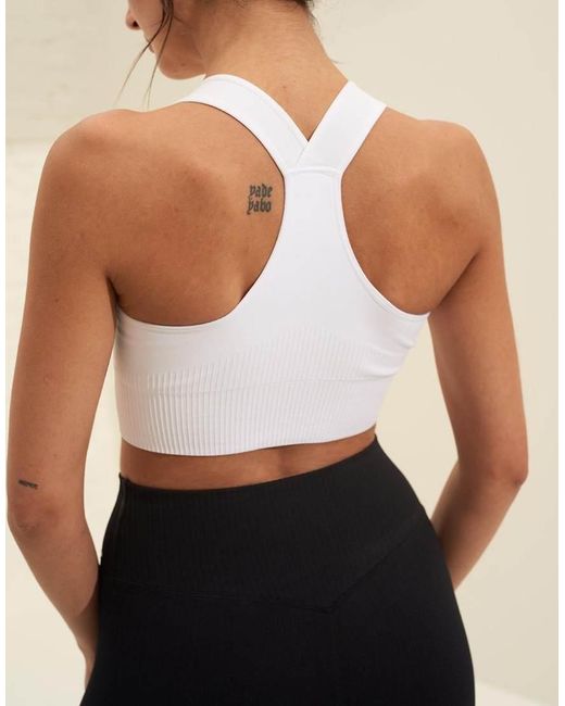 Aim'n Natural High Support Ribbed Bra
