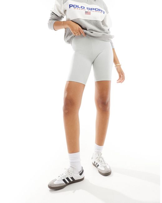ASOS White Basic legging Shorts