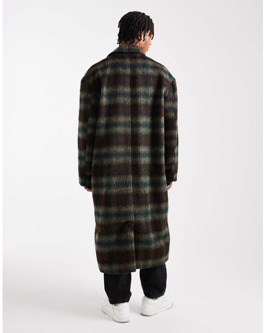 ASOS Black Wool Look Oversized Coat for men