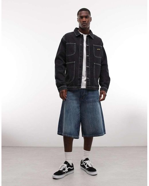 Stan Ray Denim Jack in het Black voor heren