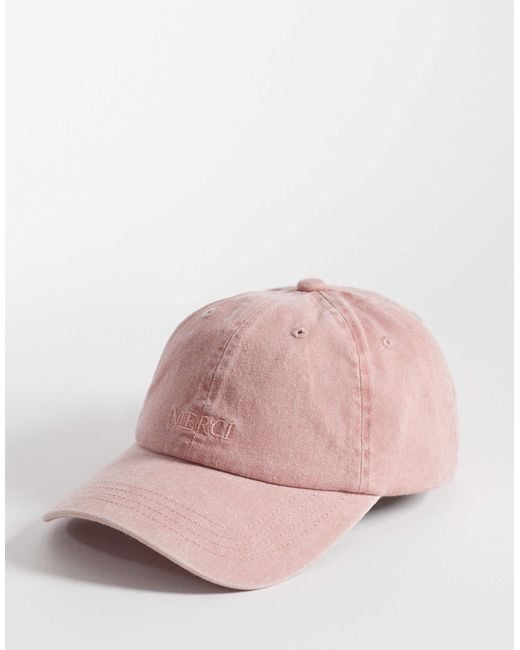 Accessorize Pink Merci Cap