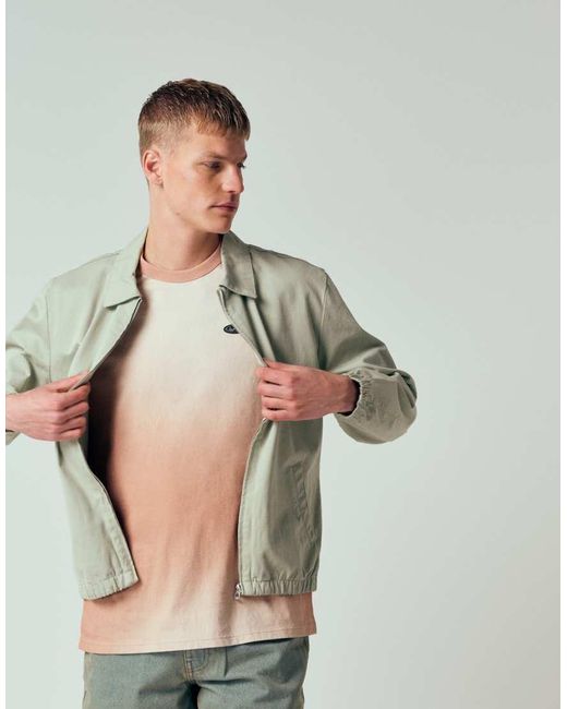 ASOS Green Cotton Harrington Jacket for men