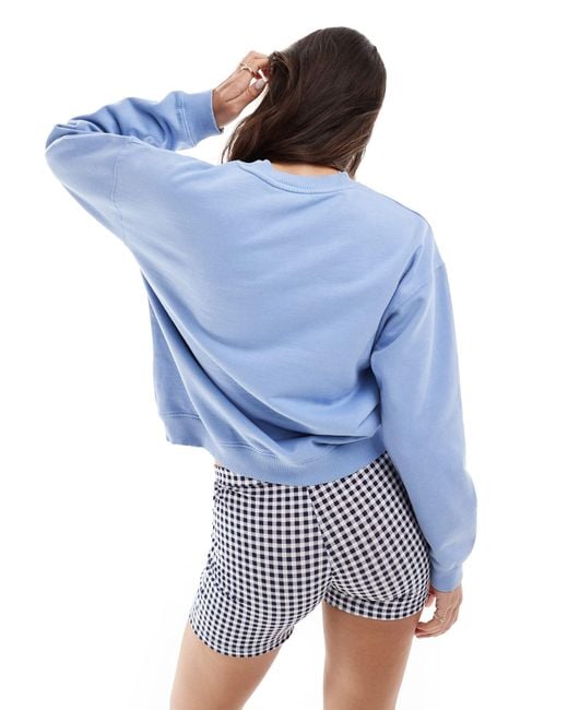 Roxy Blue – until daylight – es sweatshirt mit rundhalsausschnitt