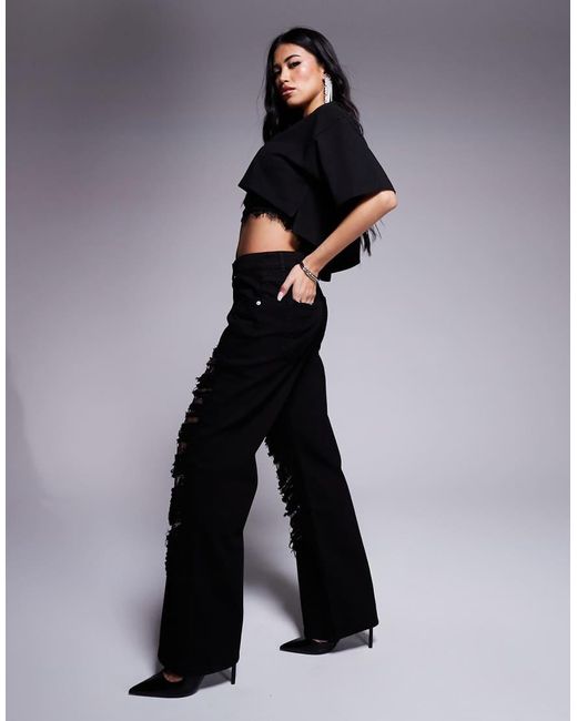 ASOS Asos X The Sourced Collection in het Black