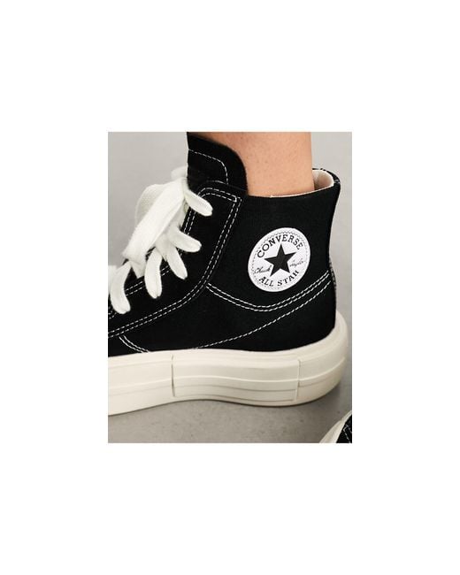 Converse Black Chuck Taylor All Star Cruise Hi Trainers