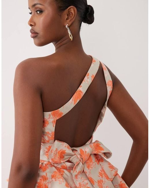 ASOS Multicolor Jacquard One Shoulder Top