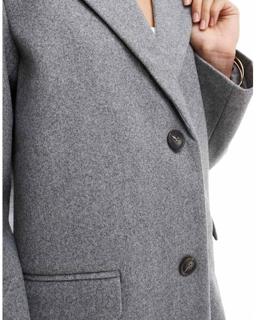 Vila White Longline Formal Coat