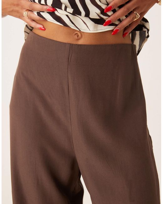 Pantalon ample Mango en coloris Natural