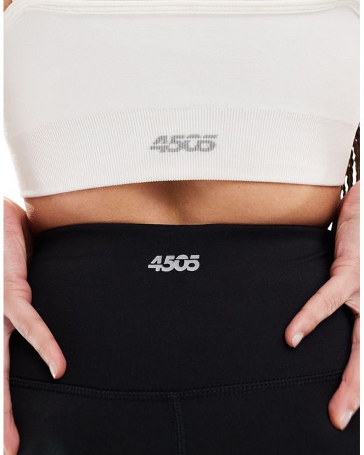 ASOS 4505 Black Tall Icon Slim Kick Yoga leggings