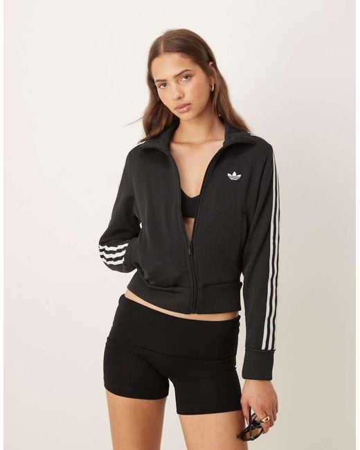 Adidas Originals Black Firebird Knitted Track Top