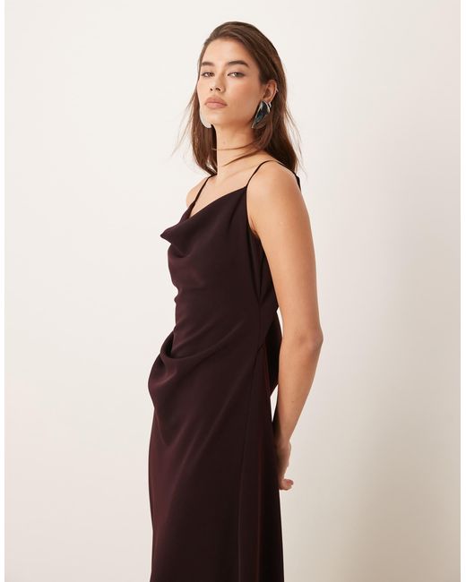 ASOS White – camisole-kleid aus krepp