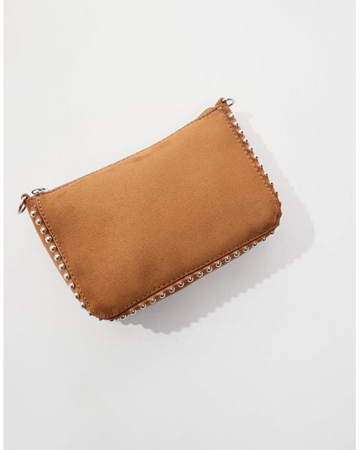 Stradivarius Blue – kleine tasche aus wildlederimitat