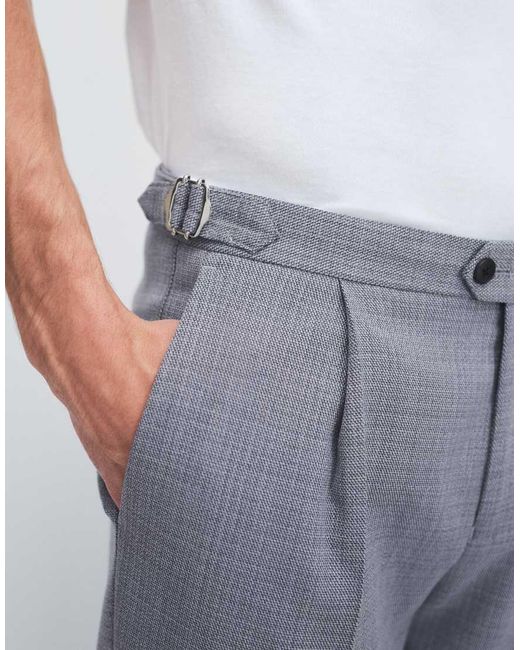 ASOS Blue Slim Suit Trousers for men