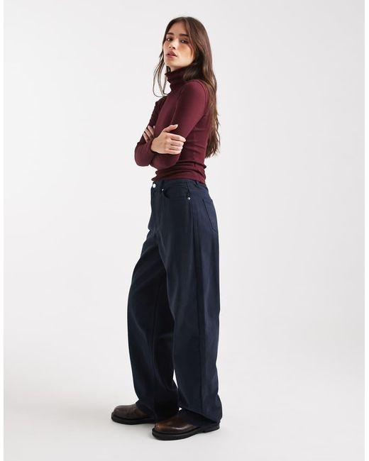 Miss Selfridge Blue Femme baggy Jeans