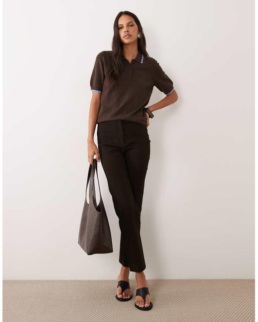 Polo di Threadbare in Brown
