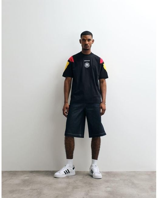 Adidas Originals Blue Adidas Football Germany Eqt Bring Back T-Shirt for men