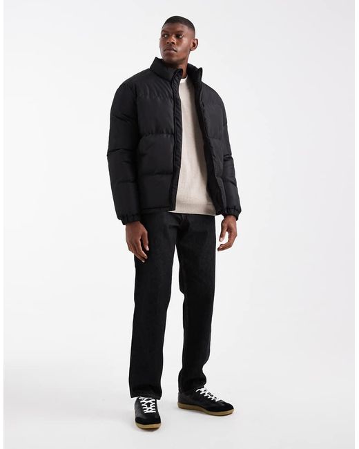 Brave Soul Blue Puffer Jacket for men