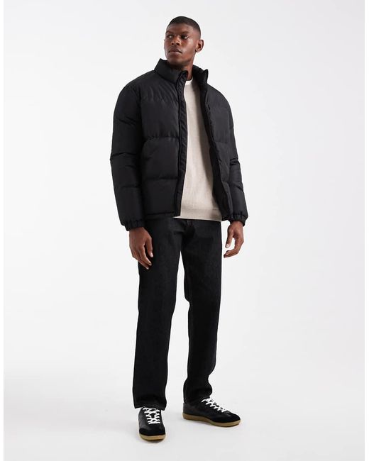 Brave Soul Blue Puffer Jacket for men