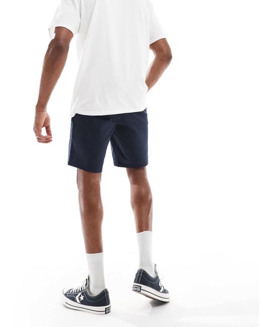Farah – hawk – e twill-shorts in Blue für Herren