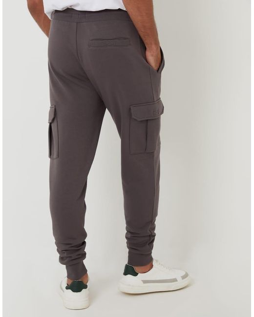 Threadbare Gray Cargo Style Joggers for men