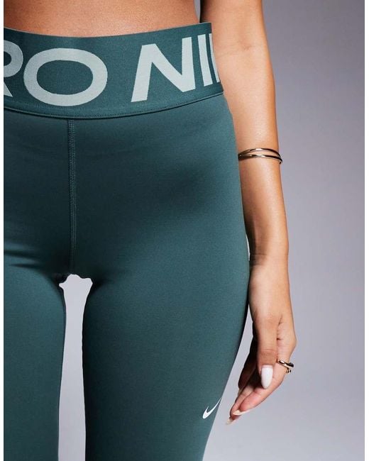 nike tights green