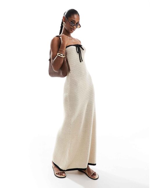 Robe longue 4th & Reckless en coloris White