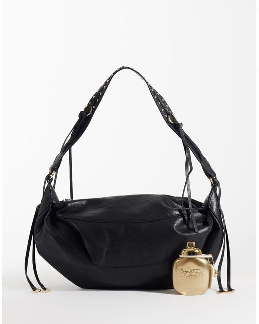 Mango Black Slouchy Handbag