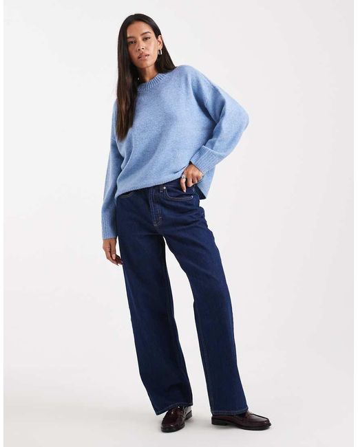 Vero Moda Blue Soft O-neck Jumper