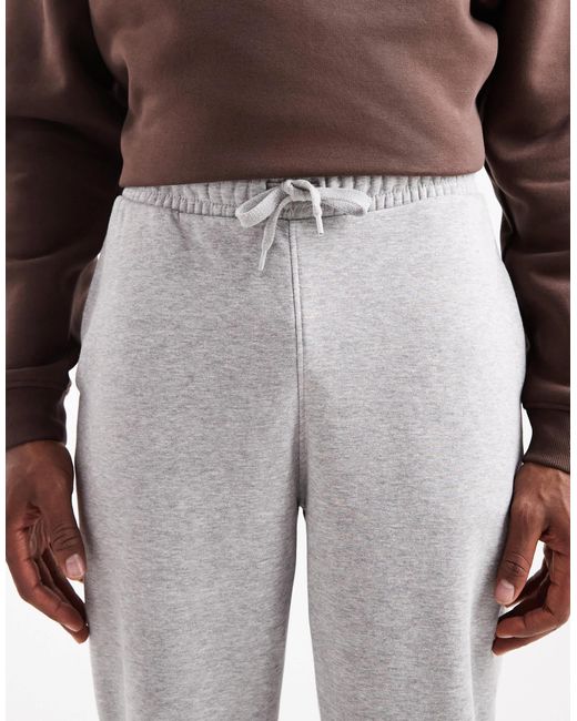 ASOS – essentials – jogginghose in Natural für Herren