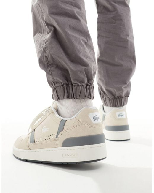 Lacoste Gray T-clip 124 2 Sma Sneakers for men