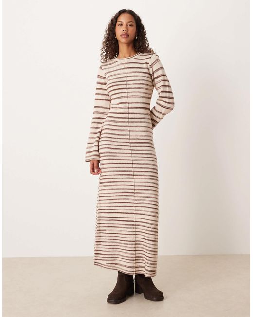 aje crescent knit midi dress Aje