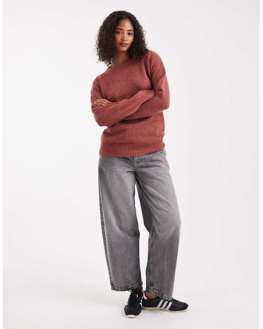Cotton On Red Luxe Crew Sweater