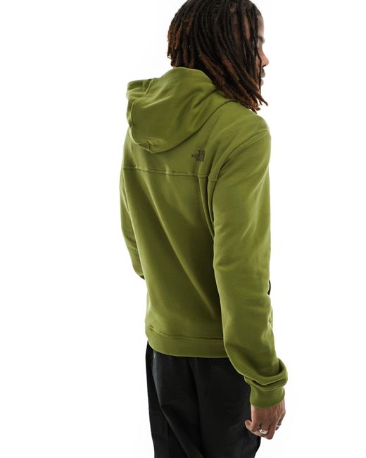 The North Face Green Nse Alpine Logo Hoodie for men