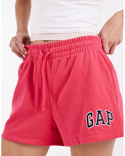 Gap White Logo jogger Shorts