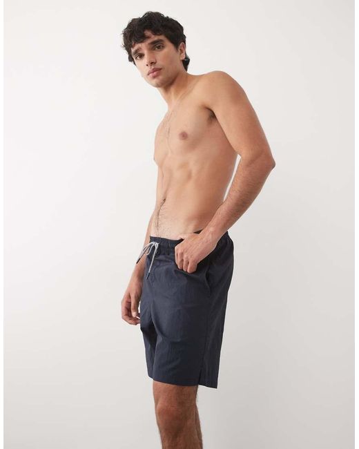 Mango Blue Boxer Style Swim Short for men