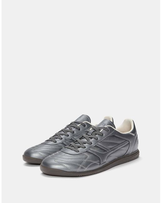 Pull&Bear – retro-sneaker in Gray für Herren