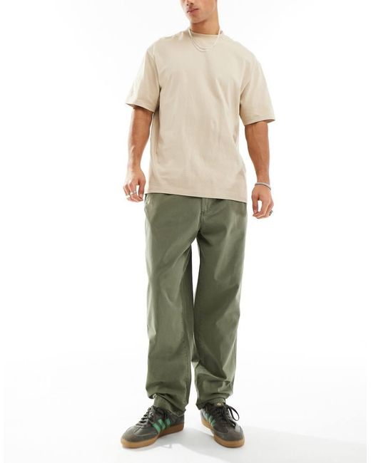 Polo Ralph Lauren Green Trailster Garment Dyed Twill Cargo Trousers Relaxed Fit for men