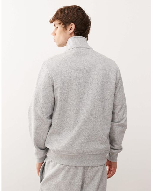 Sweat-shirt à demi-fermeture éclair Champion pour homme en coloris Gray