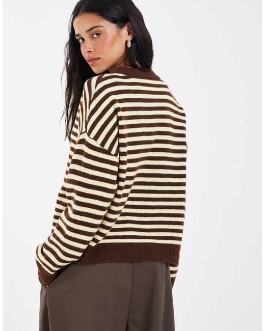 ONLY Black Drop Shoulder Knitted Jumper
