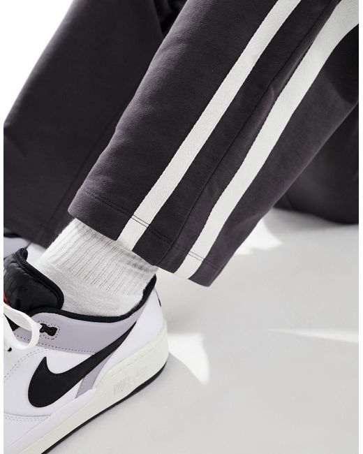 ASOS White Tape Stripe jogger for men