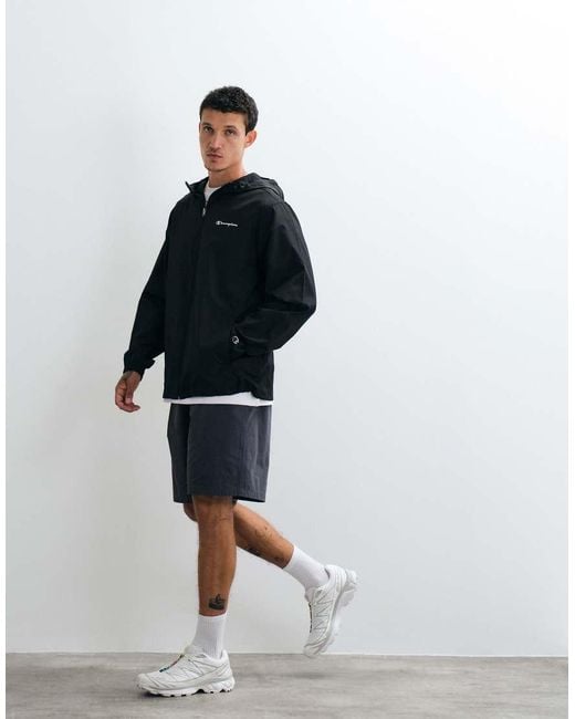 Champion Blue Outdoor Windbreaker for men