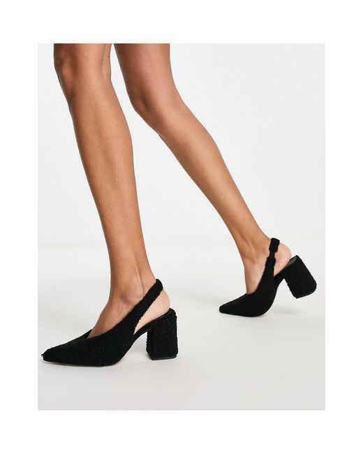 Schoenen voor voor Sandalen met hak Schoenen Met Brede Pasvorm En Halfhoge  Blokhak in het Zwart Dames Schoenen voor voor Hakken voor Sandalen met hak  ASOS Stelle allware.com.br