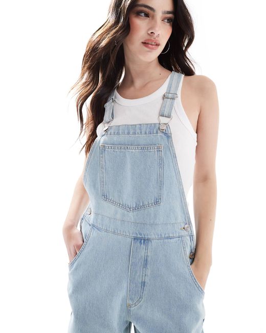 ASOS Blue Asos – latzhose