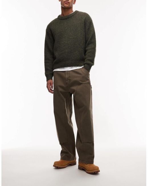 Obey – bigwig – carpenter-jeans in Brown für Herren