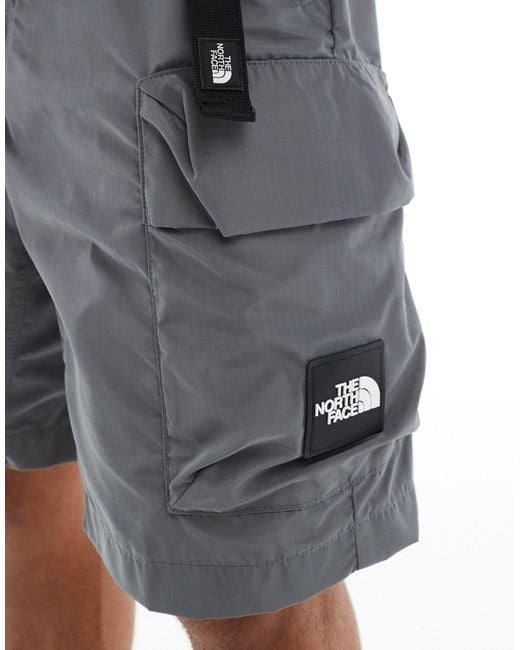 The North Face Blue Nse Belted Cargo Shorts for men
