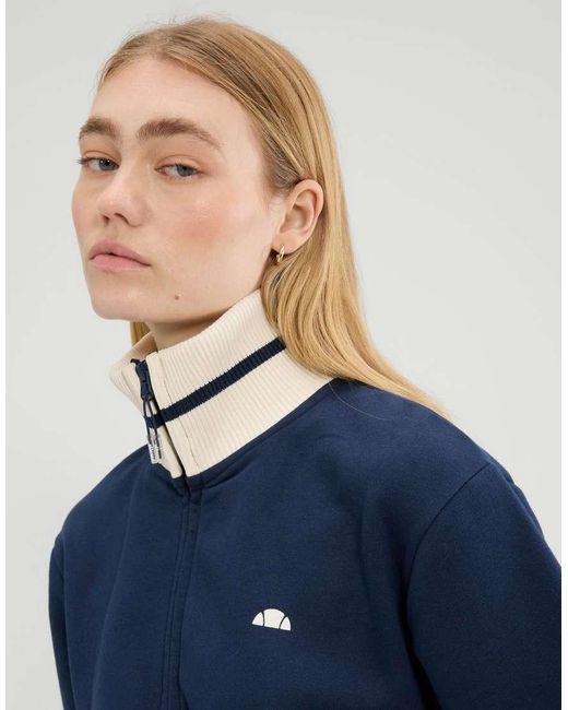 Ellesse Blue Sanita Full Long Sleeve Zip Jacket