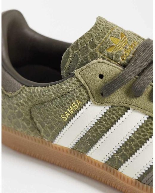 Adidas Originals Green Samba Og Trainers for men