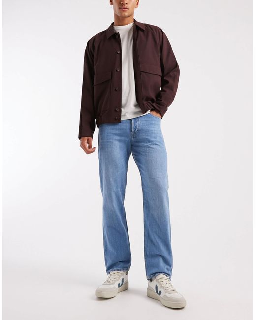 Jack & Jones Blue Chris Relaxed Fit Jeans for men