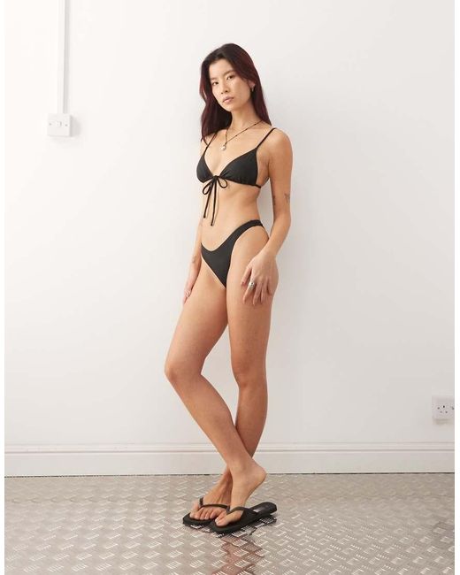 Weekday Natural Mix & Match Triangle Bikini Top