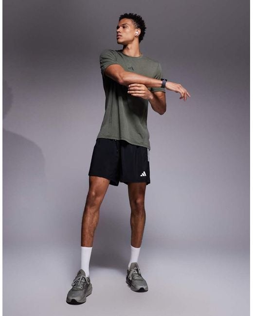 Adidas Originals Gray Adidas Training D4T T-Shirt for men